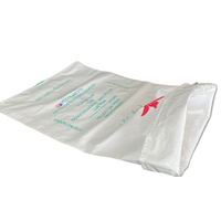 Sac de sécurité en PP tissé double couche avec doublure intérieure et film de doublure supplémentaire pour la résistance à l'humidité des aliments pour animaux