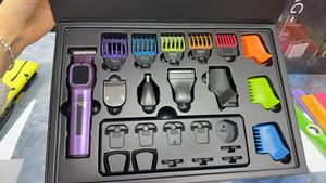ชุดอุปกรณ์ตัดแต่งขน <span class=keywords><strong>M1903</strong></span> แบบชาร์จไฟได้ 12 in 1 กันน้ำ IPX7 หน้าจอ LCD ชาร์จด้วย Type-C แบตเตอรี่ลิเธียม (1200mAh) - Product Image 4