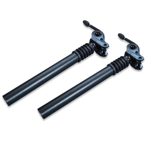 MAXFORD-<span class=keywords><strong>tija</strong></span> de sillín ajustable de aleación de aluminio, luz negra para <span class=keywords><strong>bicicleta</strong></span> de montaña, con <span class=keywords><strong>amortiguador</strong></span>, 27,2 - Product Image 1