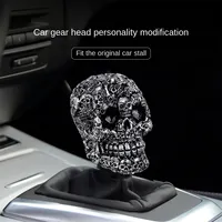 XG 2025 OEM Grosir Universal Skull Rocker pegangan kecepatan Shift tuas Manual gigi mobil ganda otomatis