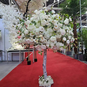 G Decoración de mesa interior boda flor de cerezo blanco árbol decoración árbol Artificial falso Rosa flor árboles para centro de mesa de boda - Product Image 2