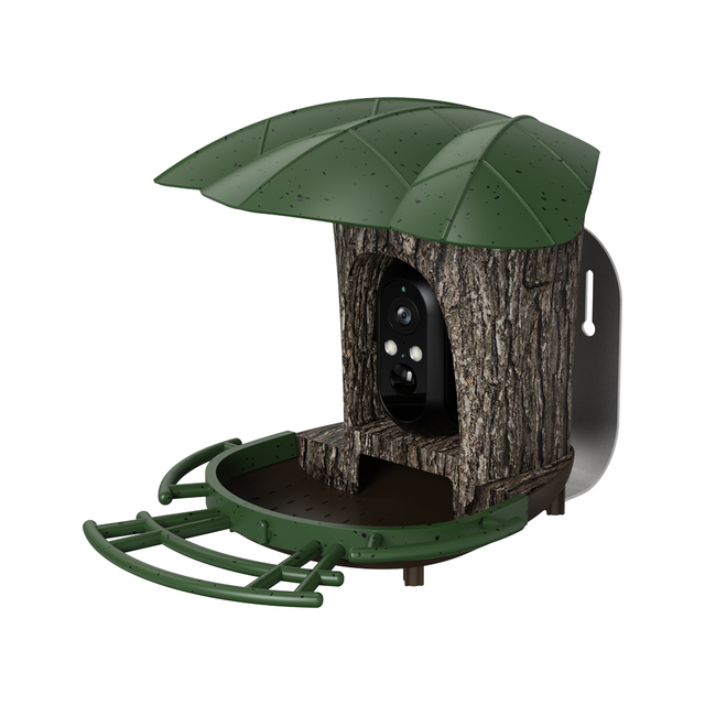 RS1 Bird Identification Camera Waterproof 2MP 6W Solar Panel 4G SIM Card WIFI Wireless AI Smart Bird Feeder with Watching Cam