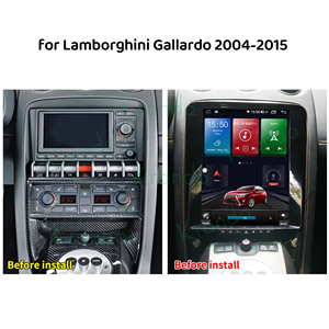 12.1 ''Tesla Car Navigation pour <span class=keywords><strong>Lamborghini</strong></span> Gallardo 2004-2015 Android Head Unit Radio Stereo GPS Multimedia Wireless CarPlay 4G - Product Image 2