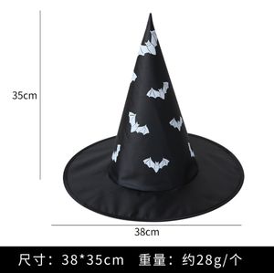 Chapeau de sorcière d'<span class=keywords><strong>Halloween</strong></span> en tulle, chapeau de magicien, accessoires de costume, chapeau de sorcière magique pour fête, accessoires de <span class=keywords><strong>maquillage</strong></span> et de déguisement - Product Image 5
