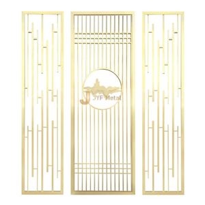 Customized High Quality Modern Stainless Steel Translucent Waterproof Partition <b>Wall</b> Villa <b>Screens</b> Room Dividers Movable - Product Image 6