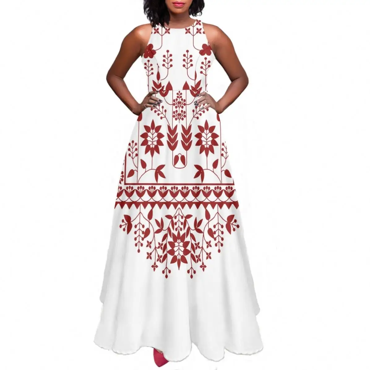 Vestidos étnicos africanos tradicionales para mujer, vestido largo elegante de fiesta de verano para mujer, venta al por mayor en falda a granel para niña, vestido veraniego para mujer