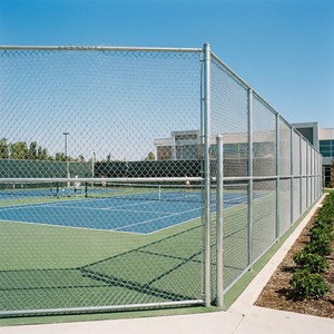Clôture en treillis galvanisé à mailles losangées 4ft 6ft 8ft, revêtement PVC, pour sécurité de stade, protection temporaire de jardin, rouleau personnalisé, direct usine - Product Image 2