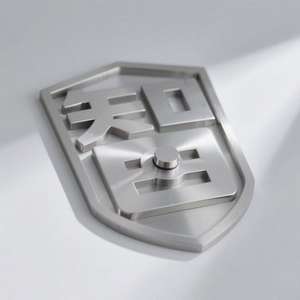 CNC Machining Metal <b>Tag</b> Magnetic Nameplate Brand Custom Gold and Silver Brushed Stainless Steel Metal Name Badge <b>Tag</b> - Product Image 3