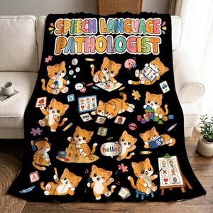 Couverture en flanelle « Dog Mom Ever », couverture de repos, couverture douillette, chaude et super douce pour lit, canapé, fauteuil, impression personnalisée, vente en gros - Product Image 5