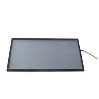 Cadre de plaque d'immatriculation invisible en aluminium, film atomisé électrique 12V standard américain à changement de couleur, couverture de confidentialité, télécommande