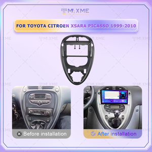 Adattatore per cruscotto con telaio per auto da 9 pollici Kit pannello di raccordo per cruscotto Radio per <span class=keywords><strong>Citroen</strong></span> <span class=keywords><strong>Xsara</strong></span> Picasso pannello per unità interna a 1999 2010 - Product Image 4
