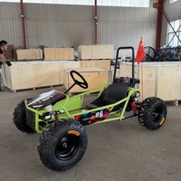 Go Kart Deportivo de Alta Velocidad para Adultos, Vehículo de Carreras Todoterreno a Gasolina con Motor de 4 Tiempos