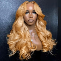 Perruques de cheveux humains 13x6 HD Lace Front sans colle, pour longues perruques brunes à ondulations profondes, cheveux vierges brésiliens, densité 180%, demi-perruque