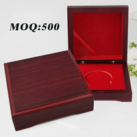 Boîte de rangement en MDF texturé recyclable personnalisée pour badges et médailles, idéale pour la collection de pièces commémoratives et badges – Vente en gros