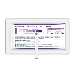 מי שפכים לשתייה ערכת בדיקת מים מתכת כבדה כספית רצועות בדיקת מי כספית - Product Image 1