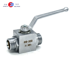 Vanne à bille en acier inoxydable KHM-20SR SS304/316 de fabrication chinoise Zhongye, personnalisable OEM, haute température, huile, haute pression - Product Image 5