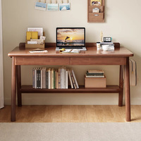 Bureau en bois massif de style nordique, bureau d'étude moderne et simple pour salon, chambre, étudiant, bureau à domicile, style japonais, pour ordinateur