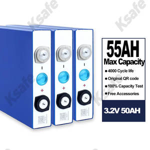 Batería de Iones de Litio LiFePO4 de 3.2V y 50Ah de Pequeña Capacidad para Vehículos Recreativos, Embarcaciones, Motores de Arrastre, Energía Solar y Carritos de Golf - 4000 Ciclos, Garantía de 5 Años - Product Image 1