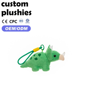 New Product Various <strong>Types</strong> <strong>of</strong> Plush <strong>Dinosaurs</strong> Keychain Filling Isfull and Even Bag Pendant for Boy Birthday Gift - Product Image 1