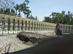 แม่พิมพ์ราวบันไดคอนกรีตรูปทรงดอกไม้แม่พิมพ์ราวบันไดสำหรับตกแต่งราวจับ - Product Image 4