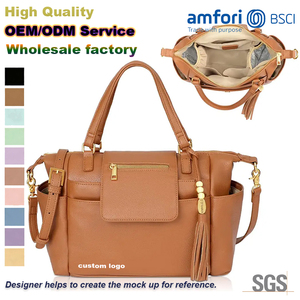 Bolso <span class=keywords><strong>de</strong></span> pañales cruzado para mamá, bolso <span class=keywords><strong>de</strong></span> viaje <span class=keywords><strong>de</strong></span> cuero para bebé, bolso <span class=keywords><strong>de</strong></span> hombro para pañales - Product Image 1