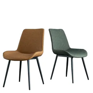 意大利采购现代设计餐厅椅子真皮餐厅椅子批发