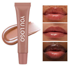 Gloss <span class=keywords><strong>à</strong></span> lèvres nude hydratant au goût naturel de fruits, végétalien, marque privée, vente en gros, brillant et pigmenté, <span class=keywords><strong>baume</strong></span> <span class=keywords><strong>à</strong></span> lèvres - Product Image 4