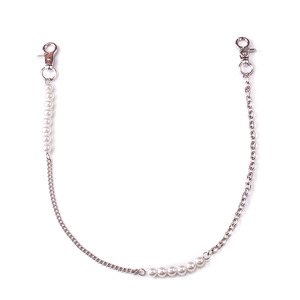 European American Retro Body <b>Chain</b> Imitation Pearl Decorative Waist <b>Chain</b> For Pants Daily Wear Single Lap Style - Product Image 5