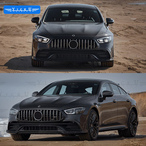 Kit carrosserie LD en fibre de carbone pour Mercedes <span class=keywords><strong>AMG</strong></span> <span class=keywords><strong>GT</strong></span> 50 53 <span class=keywords><strong>43</strong></span> couteau à vent avant lèvre arrière jupe latérale spoiler top wing - Product Image 2