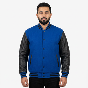 High Quality Autumn Varsity Jacket For <b>Men</b> Loose Fit Varsity Jacket At Reasonable Price - Product Image 1