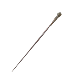 <span class=keywords><strong>Baguette</strong></span> <span class=keywords><strong>magique</strong></span> en bois de teck de qualité supérieure, décorée à la machine, avec cœur en métal, style <span class=keywords><strong>Hermione</strong></span>, finition haut de gamme - Product Image 1