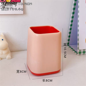 ¡Precio DE DESCUENTO! Gran oferta de Tailandia, mesa de Oficina Creativa, almacenamiento, papelería, precio de fabricación, venta al por mayor, palo de dibujos animados, soporte de bolígrafo de plástico Acrílico - Product Image 5