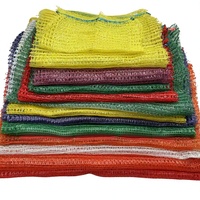 Sacs en filet robustes WELL NET BAG en PE Raschel, respirants, réutilisables, avec cordon de serrage, impression sérigraphique, logo personnalisé, couleur personnalisée