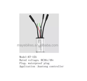 Bộ Điều Khiển Xe Đạp Điện <span class=keywords><strong>48V</strong></span> 36V 15A Cho Động Cơ Không Chổi Than <span class=keywords><strong>250W</strong></span> 350W Bộ Điều Khiển Xe Đạp Điện Chống Nước Hệ Thống KT - Product Image 3