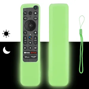Custodia per <span class=keywords><strong>telecomando</strong></span> in Silicone compatibile con Sony RMF-TX800P RMF-TX900C <span class=keywords><strong>TV</strong></span> custodia protettiva antiurto con una Lanya - Product Image 3