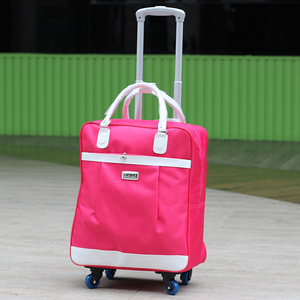 Fabbrica fatta 2 pezzi di Nylon impermeabile borsa da viaggio con ruote personalizzata per la vendita di borse da viaggio Trolley da viaggio per la vendita a basso prezzo - Product Image 6