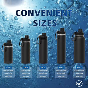 32oz Leak Proof Vacuum Insulated Stainless Steel <b>Sports</b> <b>Water</b> <b>Bottle</b> with Straw Lid for Gym Travel Camping BPA FREE Color Box - Product Image 4