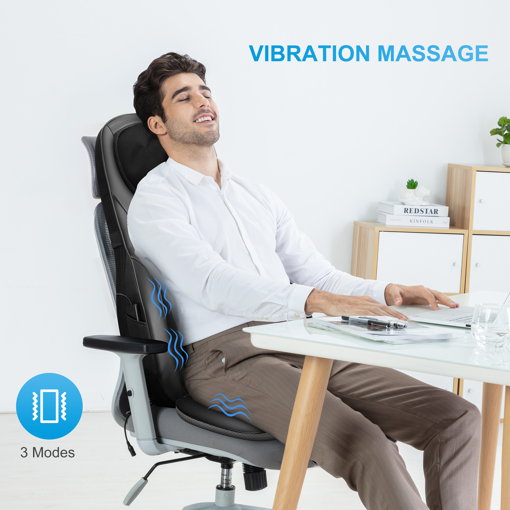 Massage-Sitzauflage mit Wrmefunktion, Shiatsu Nacken- und  Rckenmassagegert mit Hhenverstellung, Einzigartiger Rckensttzmassager  fr Rckenschmerzen| Alibaba.com