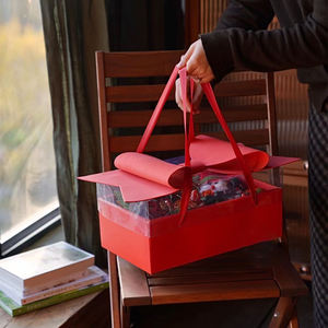 Scatole Regalo <span class=keywords><strong>per</strong></span> Fiori all'Ingrosso con Fiocco 'Ti Amo', Confezioni <span class=keywords><strong>per</strong></span> Rose <span class=keywords><strong>per</strong></span> la Festa della Mamma e San Valentino, Scatola <span class=keywords><strong>di</strong></span> Lusso con Fiocco - Product Image 5