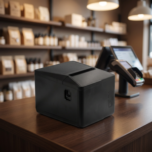เครื่องพิมพ์ใบเสร็จแบบไร้หมึกขนาด 80 มม. พร้อมเครื่องตัดอัตโนมัติ รองรับ WiFi บลูทูธ USB อีเธอร์เน็ต พอร์ตเชื่อมต่อแบบอนุกรม สำหรับระบบ POS ร้านค้า - Product Image 2