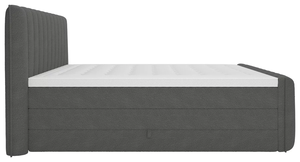 Letto Moderno Europeo in Velluto, Design <span class=keywords><strong>Salvaspazio</strong></span> a Due Cassetti, Arredamento di Lusso per Camera da Letto Personalizzato OEM/ODM per Grossisti - Product Image 2