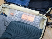 1000 protège-bouteilles de vin, sacs de voyage gonflables réutilisables pour le transport du vin, sacs à colonnes d'air gonflables avec 2 pompes manuelles