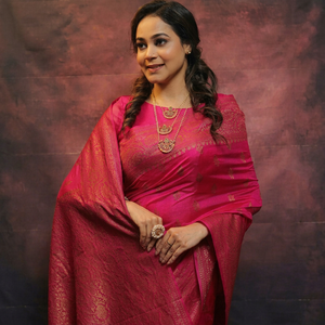 Wholesale Luxury Banarasi Silk <b>Saree</b> <b>for</b> <b>Women</b> | Premium Woven Zari Border Wedding Party Wear Designer <b>Saree</b> with Blouse Piece - Product Image 4