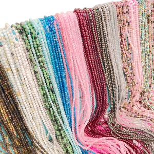 3mm Rose Opale Rose Quartz Cristal Agate Faceted Cut Stone <span class=keywords><strong>Beads</strong></span> for Jewelry Making DIY Amethyst Small Size Gemstone Spacer <span class=keywords><strong>Beads</strong></span> - Product Image 2