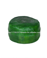 Pouf ottoman traditionnel marocain en cuir de mouton de haute qualité avec hauteur réglable, fait à la main, repose-pieds pour appartement, décoration intérieure