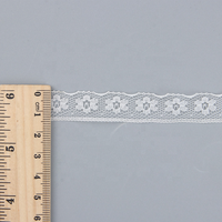 Offre Spéciale Prix Compétitif Tissu Brodé en Dentelle 100% Coton Marque LYH pour Vêtements et Chaussures Élastique Largeur 15MM Personnalisable