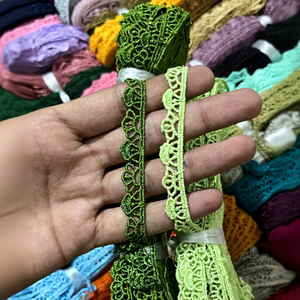 Wholesaler Embroidery Eco-Friendly Cotton Fancy Handmade Classical Lace Dress Clothing Shoes Bags OEM ODM - Product Image 2