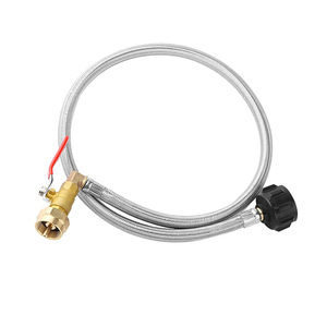 1 LB ON-OFF Control Valve QCC/Type1 Inlet Smooth Surface <strong>Propane</strong> <strong>Refill</strong> <strong>Adapter</strong> Gas Tank Grill <strong>Adapter</strong> Extension Pipe Fittings - Product Image 1
