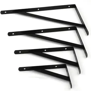 Metal shelf bracket L shape thickened corner brace shelf right angle bracket