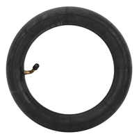 Neumático de Goma de 10 Pulgadas con Cámara de Aire, 10x2.125 Pulgadas, Válvula Duradera de 45 Grados, Piezas de Repuesto para Patinete Eléctrico M365/Pro